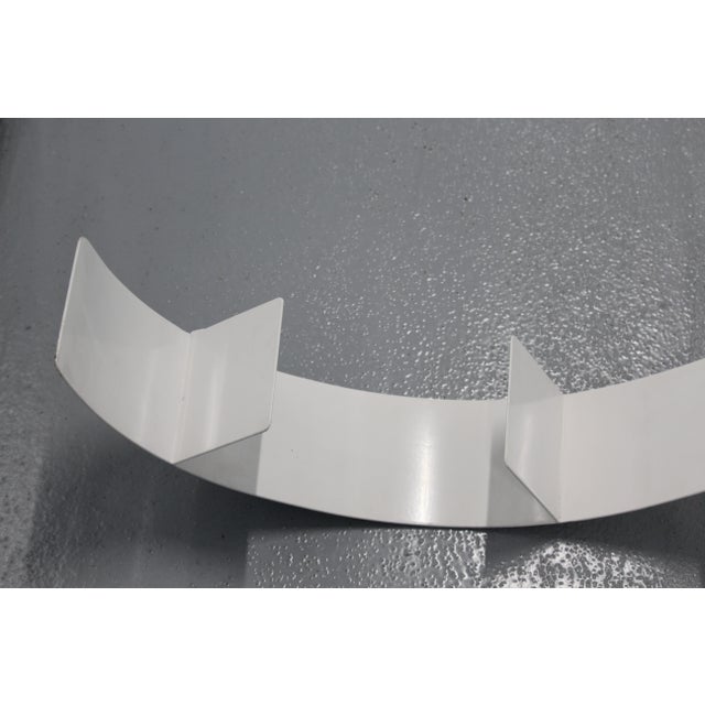 Large Vintage White Metal Book Shelf by Ron Arad for Kartell, 1990s For Sale - Image 10 of 14