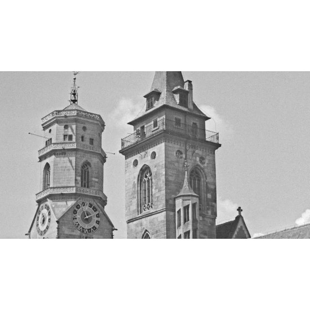 Belfries of Collegiate Church at Stuttgart, Germany, 1935 For Sale - Image 4 of 5