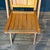 Set of 12 vintage 1940s folding antique chairs in beech with metal details. Each chair does a flip when unfolded and is...