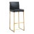 Furnish your kitchen or bar area in contemporary style with the Denmark counter stool. The gold solid stainless steel...