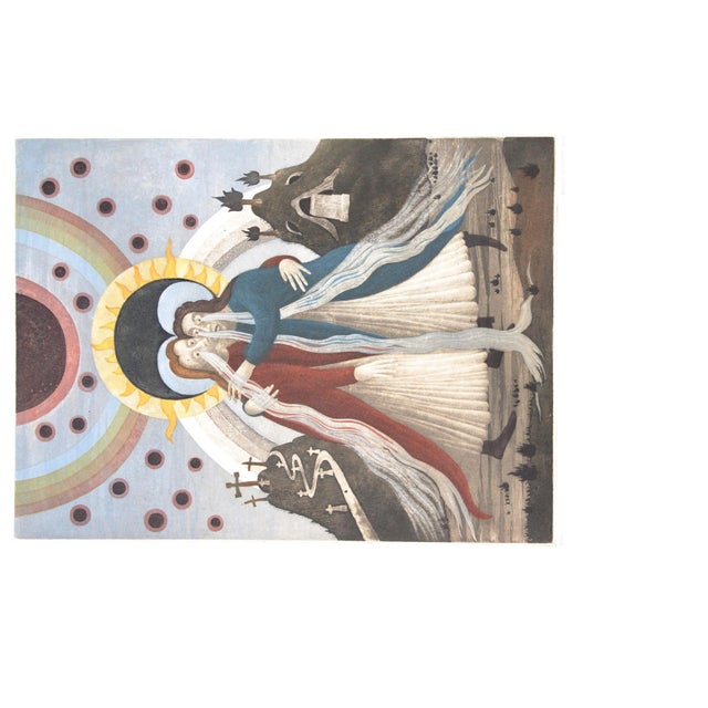 Ernst Steiner, Figurative Composition, 1975, Lithograph For Sale - Image 7 of 8