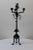 French Bronze French Style 3 Branch Candelabra For Sale - Image 3 of 7