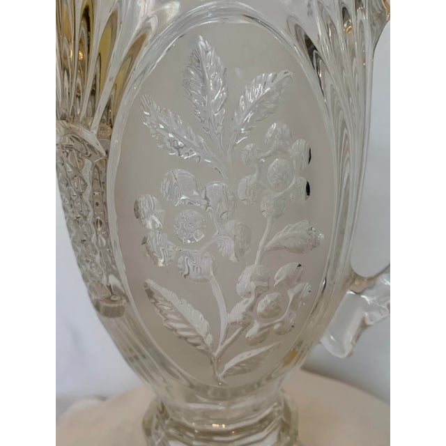 Late 20th Century Vintage Zajecar Crystal Pitcher For Sale - Image 5 of 9