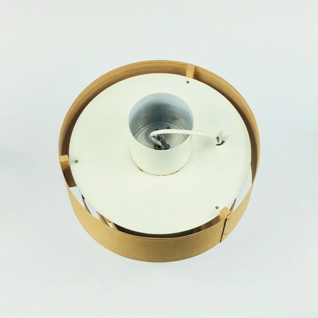 Mid-Century Modern Scandinavian Pine Model T 354 Pendant Light by Hans-Agne Jakobsson for Ellysett Markaryd, Sweden, 1960s For Sale - Image 10 of 12