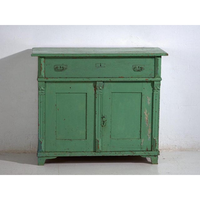 Tyrolean Chest in Green Pine from Amaru For Sale - Image 6 of 12