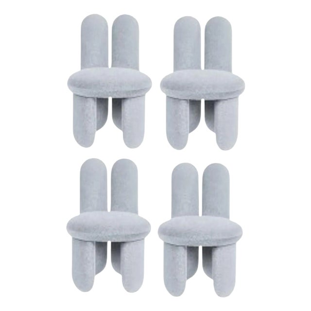 Gentle 113 Glazy Chairs by Royal Stranger, Set of 4 For Sale