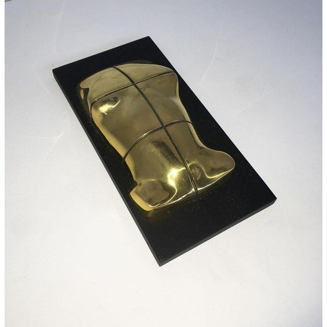 Italian Bronze Abstract Sculpture by Jiro Sugawara, 1980 For Sale - Image 4 of 18