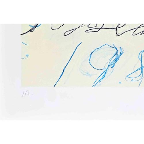 Cy Twombly, Sarajevo Winter Olympics, 1984, Etching and Lithograph For Sale - Image 4 of 5