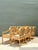 Khaki Vintage McGuire Target Back Dining Chairs - Set of 8 For Sale - Image 8 of 12
