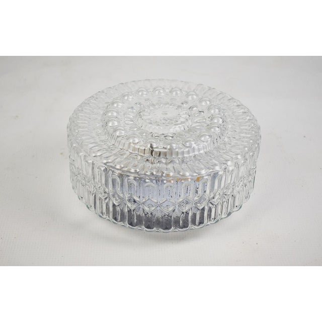 Vintage Flush Mount in Glass, 1970s For Sale - Image 10 of 10