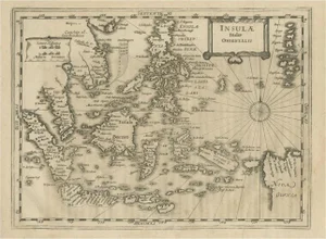 Antique Map of South East Asia, 1690