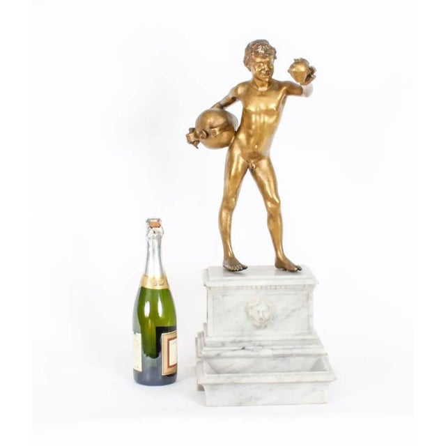 Antique Bronze Water Carrier by Vincenzo Gemito, 19th Century For Sale - Image 12 of 14