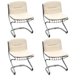 Mid-Century Modern Italian Dining Chairs - Set of 4 For Sale