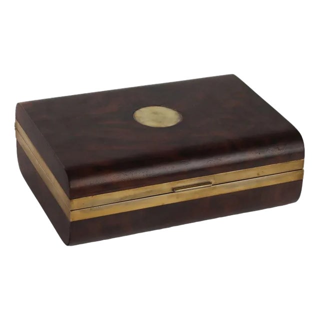 Maple & Walnut Burl Box For Sale