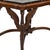 1920s Antique Walnut and Marble Top Side Table With Carved Swan Motifs For Sale - Image 4 of 7