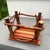 Brown 1980s Artisan Made Adirondack Style Rustic Wood and Twig Footstool/Stand For Sale - Image 8 of 12
