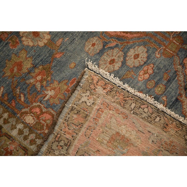 Vintage Distressed Mahal Carpet - 8'1" x 9'11" For Sale - Image 10 of 10