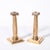 Art Deco Solid Bronze Plinth Base Corinthian Style Candleholders Signed Gorham For Sale In New York - Image 6 of 15