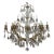 Vintage St Louis French Crystal & Bronze Chandelier For Sale