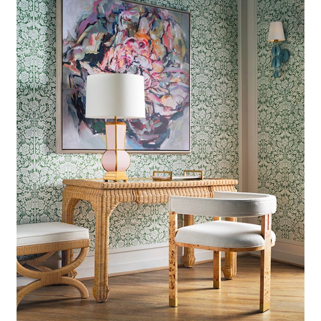 New special order item. Not vintage. The Verra desk showcases a sleek silhouette that is reminiscent of classic Ming...