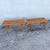 Mid 20th Century Mid Century Modern Slatted Benches/Side Tables - A Pair For Sale - Image 5 of 8