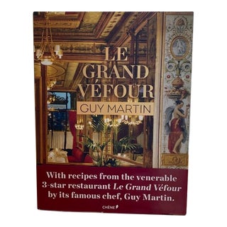 2016 Le Grand Véfour: Guy Martin Hardcover Recipe Coffee Table Book For Sale