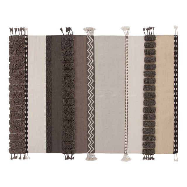 Alexandra Neutral Rug by Sandra Figuerola For Sale