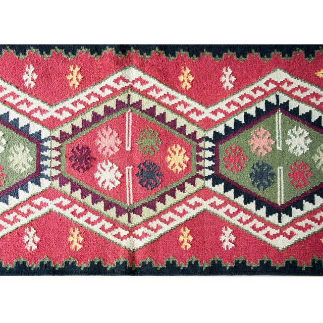 Vintage Afghani Kilim Runner For Sale - Image 9 of 16