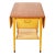 Mid-Century Modern Custom Handcrafted Teak Drop Leaf Table With Wine Storage For Sale - Image 3 of 8