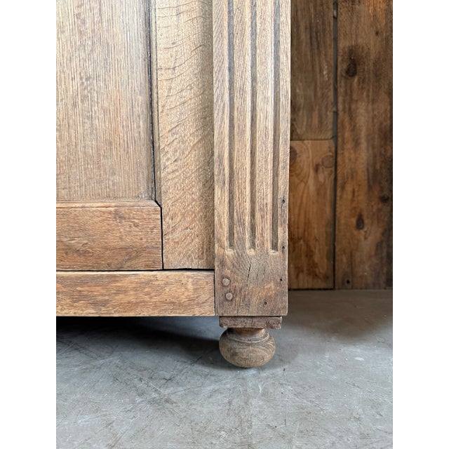 Large Antique Oak Display Cabinet, 1890s For Sale - Image 9 of 16