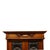 Continental Gothic Carved Oak & Stained Leaded Glass Court Cupboard C1900 For Sale - Image 6 of 17