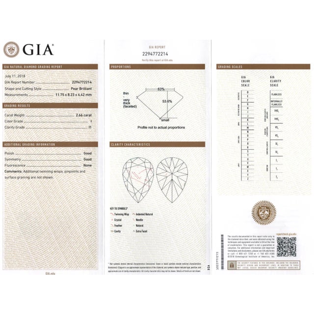 Gia Certified 7.51 Carat Total Pear Cut Diamond Drop Earrings in 18k White Gold - 2 Pieces For Sale - Image 9 of 10