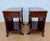 French Empire Wood Nightstands with Marquetry and Black Columns, 1935, Set of 2 For Sale - Image 6 of 15