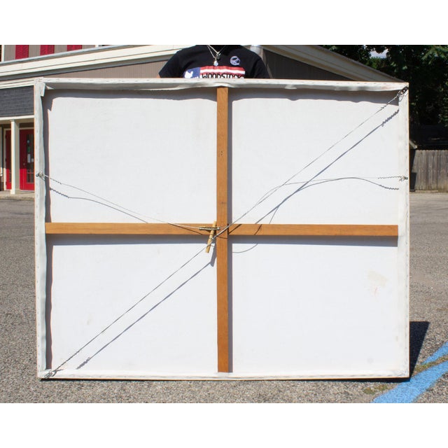 Acrylic on Canvas Airbrush Painting Signed by Artist Steve Redman For Sale - Image 9 of 10