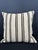 Turkish Hemp Pillow Cushion Natural Beige Black Cushion Cover 20x20 For Sale - Image 4 of 4