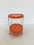 1970s Space Age Chrome Serving Trolley with Orange Plastic Trays, 1970s For Sale - Image 5 of 7