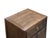 Oriental Simple Natural Wood Brown Drawer End Table Nightstand For Sale - Image 10 of 16