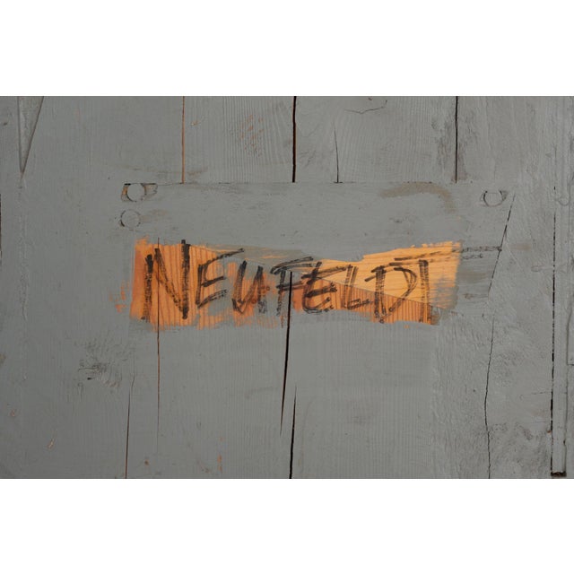 Wood Max Neufeldt Metal Collage – Assemblage Sculpture 1975c For Sale - Image 7 of 8