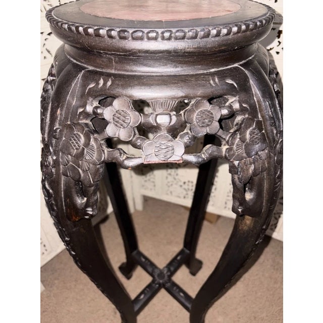 Antique Chinese Jardiniere Plant Stand For Sale - Image 9 of 10