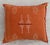 Contemporary Contemporary Orange Silk Sabra Pillow Covers- a Pair For Sale - Image 3 of 9