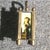 Brass Miniature Desk Clock With Flemish Art Scenic Dial For Sale In Los Angeles - Image 6 of 8