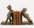Early 20th Century Pair of Art Déco Bronze Bookends With Marble Base Designed by Alexandre Kéléty for Etling Paris For Sale - Image 14 of 16