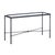 Iron Console Table with Glass Top For Sale - Image 6 of 6