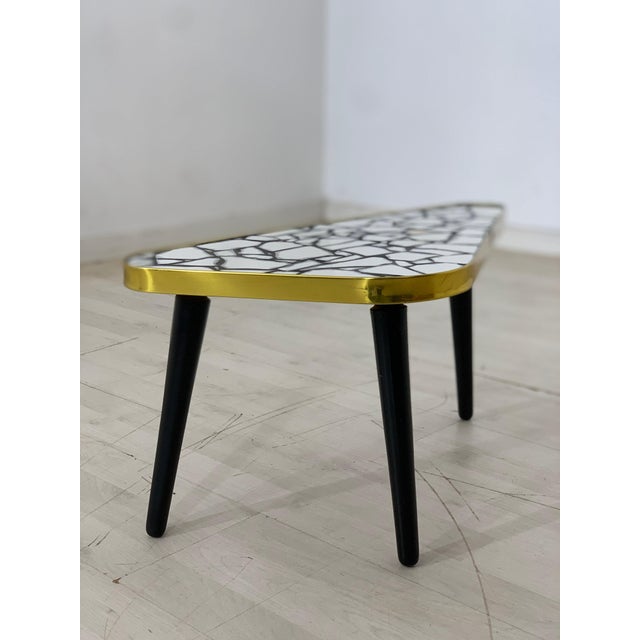 Vintage Kidney Table with Tile Top For Sale - Image 4 of 7