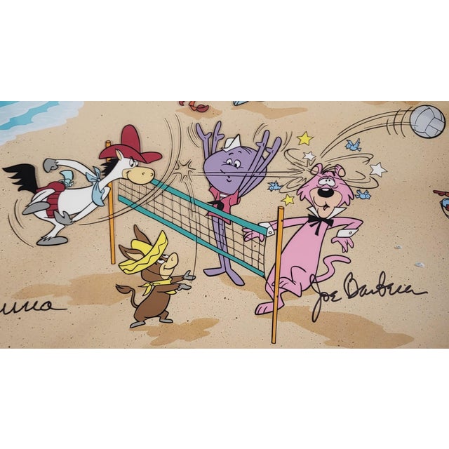 Rare Ap 2/50 Hand Signed Cel "Endless Summer" by Bill Hanna & Joe Barbera For Sale - Image 12 of 18