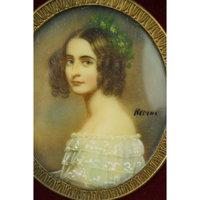 Herme and Says, Miniatures, 1900s, Cellulose, Framed, Set of 2 For Sale - Image 11 of 18