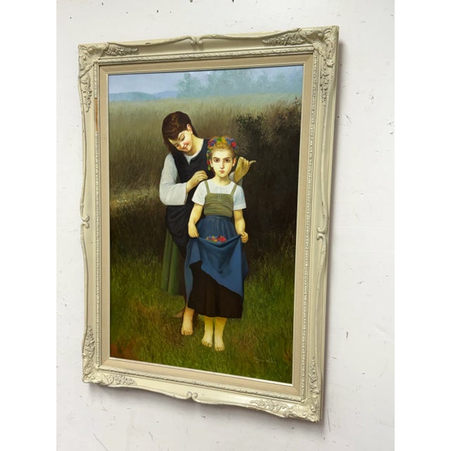 French "Parure Des Champs" Reproduction Original Artwork, Signed + Framed For Sale - Image 3 of 12