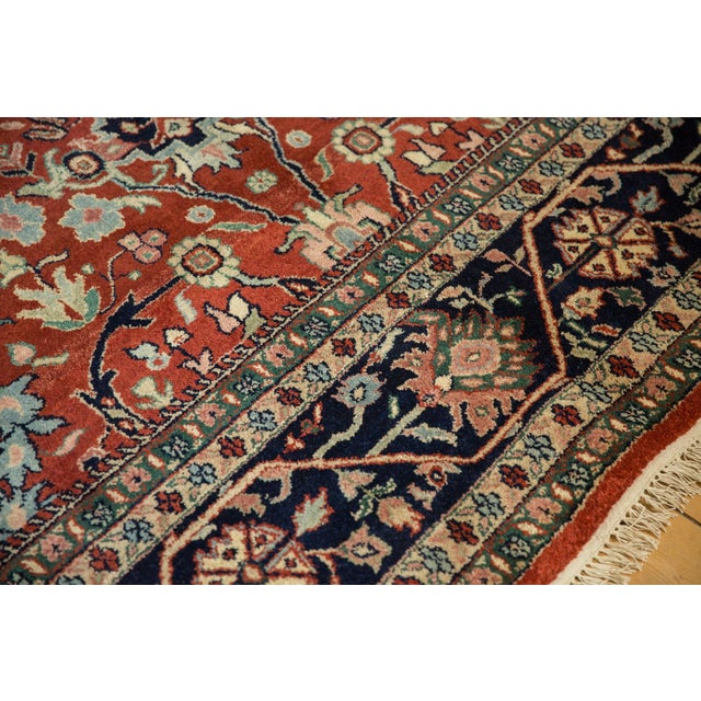 Vintage Indian Bijar Design Carpet - 7'9" x 9'11" For Sale In New York - Image 6 of 12