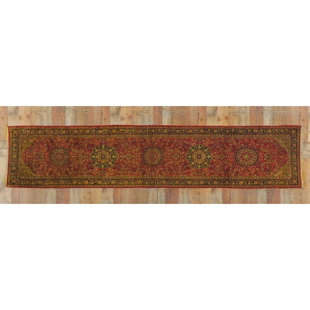 Red Vintage Turkish Rug Runner - 02'06 X 11'07 For Sale - Image 8 of 8