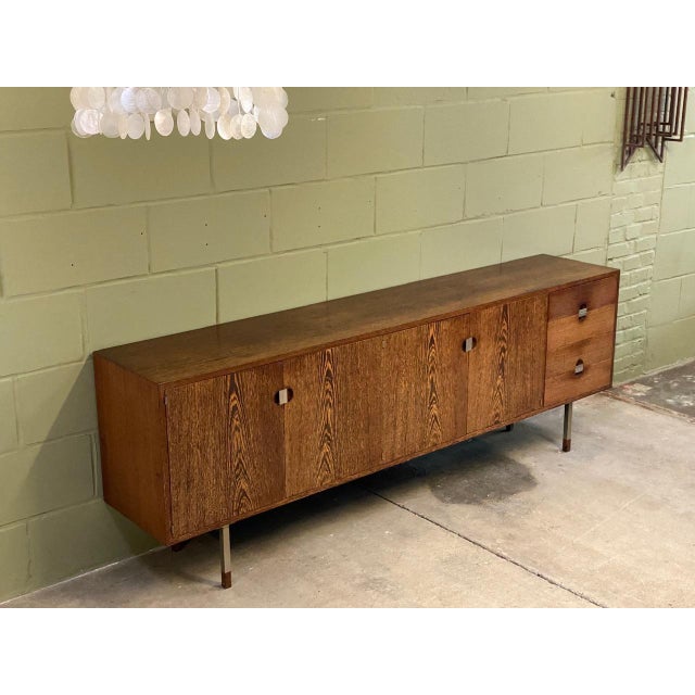 Bauhaus Sideboard in Natural Wenge Wood by Hans Jürgenliemk, 1961 For Sale - Image 6 of 12